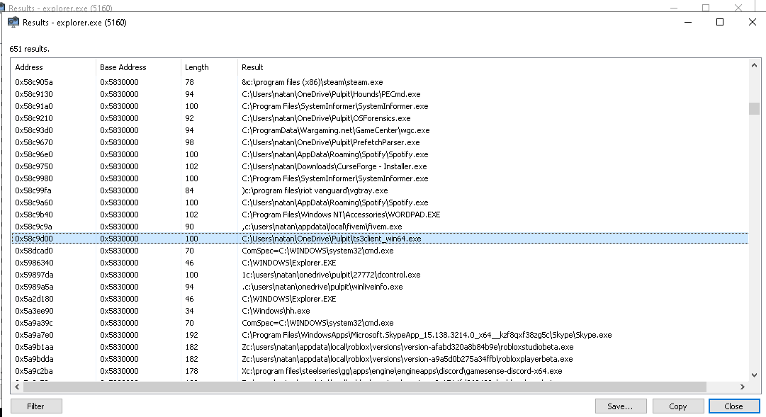 ts3client_win64 DLL artifact shown in Windows Explorer