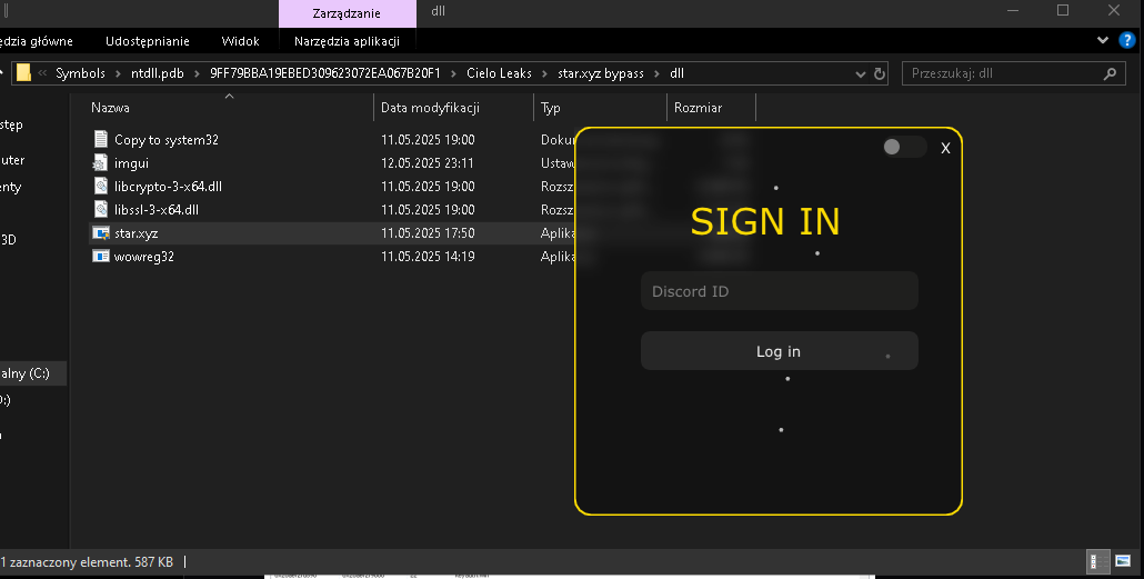 Star.xyz bypass interface opened